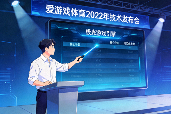 爱游戏体育2022年技术发布会展示自研极光游戏引擎 - 技术人员讲解核心技术优势