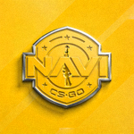NAVI电竞俱乐部CS:GO战队标志 - 独特的黄色徽章