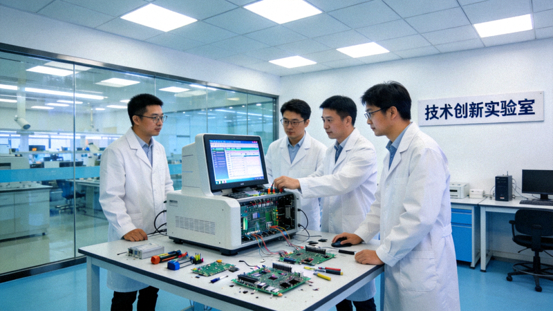爱游戏技术创新实验室内部环境 - 研发人员正在测试新设备