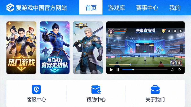 爱游戏中国官方网站新版用户界面预览图 - 展示更清晰的布局与导航