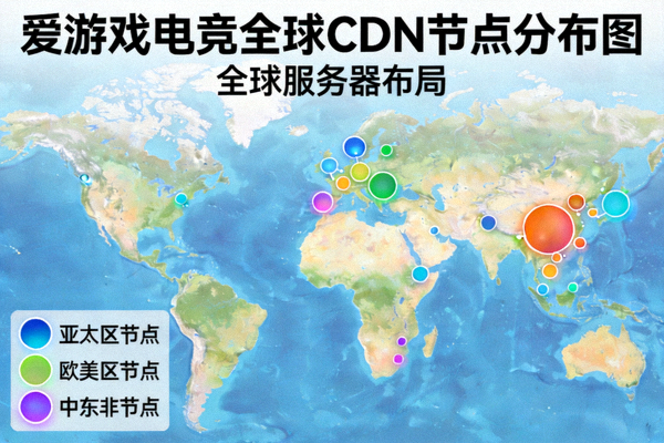 爱游戏电竞全球内容分发网络（CDN）节点分布图 - 展示全球服务器布局
