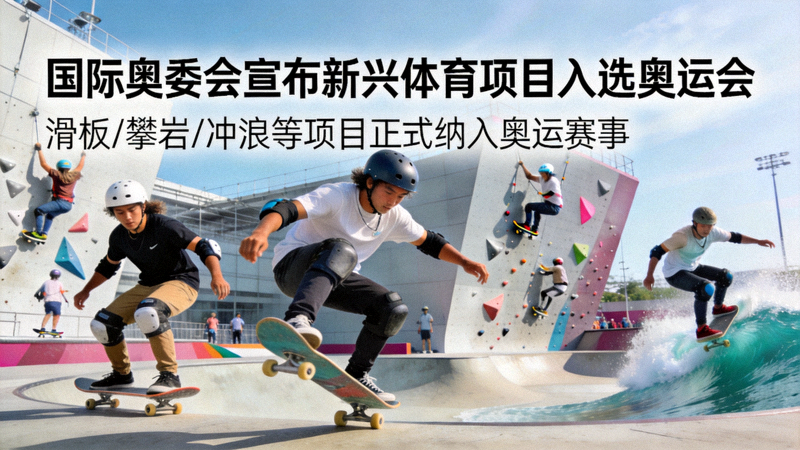 国际奥委会宣布新兴体育项目入选奥运会 - 运动员训练场景