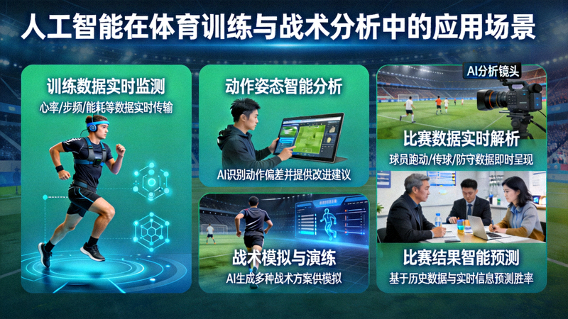 人工智能在体育训练与战术分析中的应用场景图解