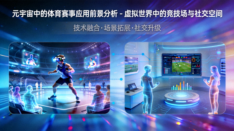 元宇宙中的体育赛事应用前景分析 - 虚拟世界中的竞技场与社交空间