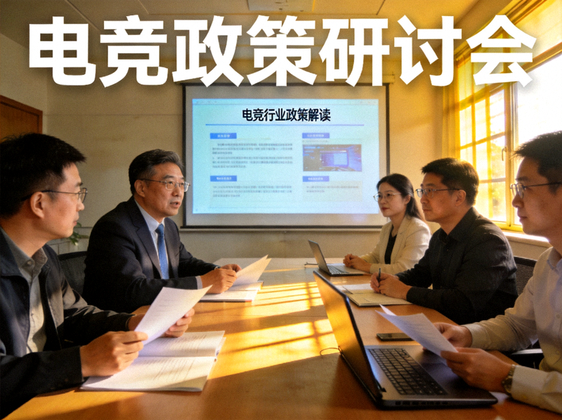 电竞政策研讨会现场 - 政府官员、行业专家与企业代表进行深入交流