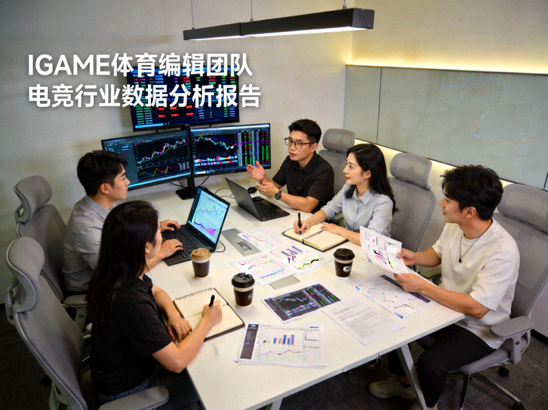 聚焦IGAME体育编辑团队工作场景 - 团队成员正在分析电竞数据与撰写行业报告